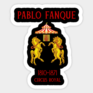 Pablo Fanque Circus Sticker